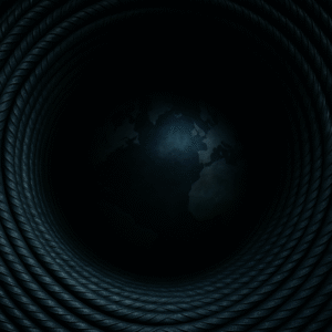 Abstract dark steel coil